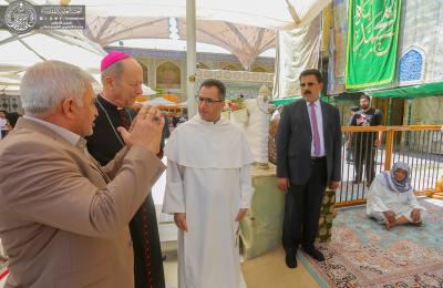 القس الكاثوليكي الفرنسي ميشيل ديبوست: المراقد المقدسة في العراق خير أماكن للتواصل الإنساني بين جميع طوائف العالم