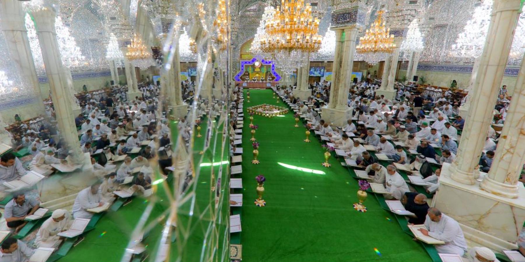 العتبة العلوية المقدسة تستضيف كوكبة من القرّاء خلال فعاليات شهر رمضان المبارك