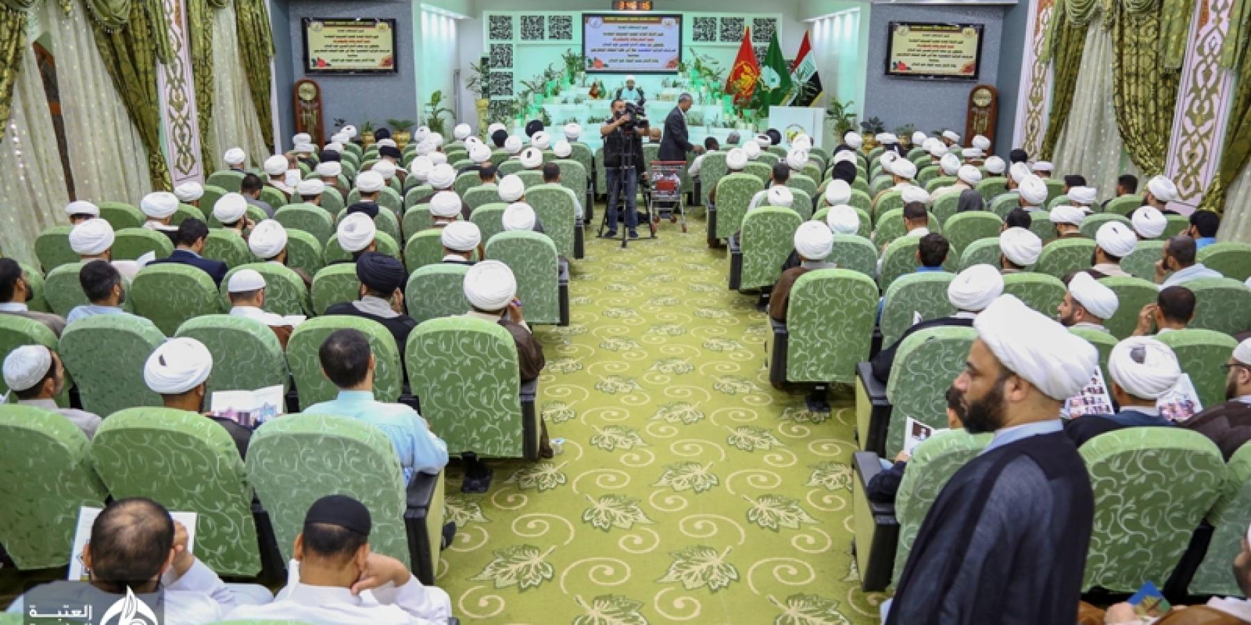 وفد العتبة العلوية المقدسة يحضر حفل تخرج طلبة معهد الإمام الحسين(عليه السلام) للدراسات القرآنية