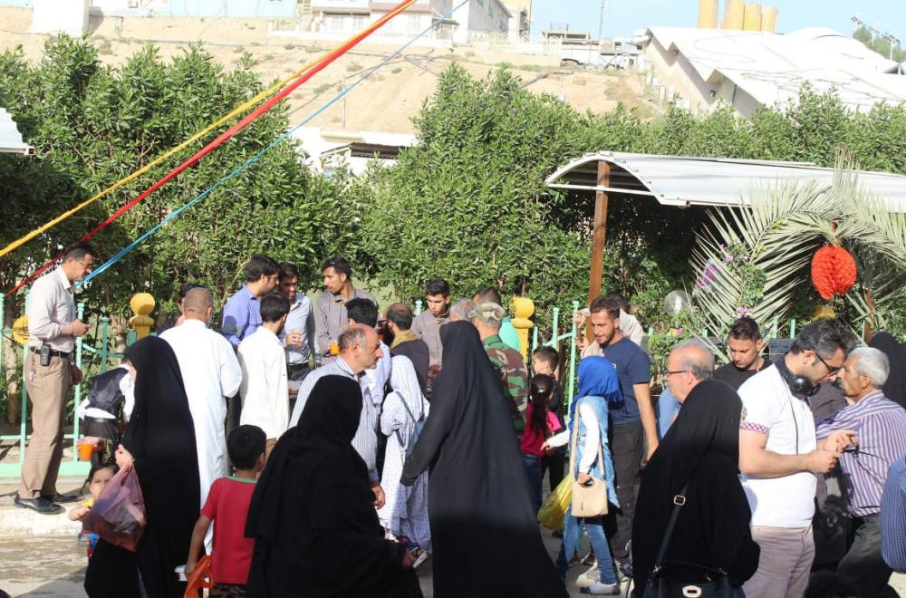 مدينة الإمام علي (عليه السلام) تستقبل الاف الزائرين الوافدين لزيارة المرقد المقدس