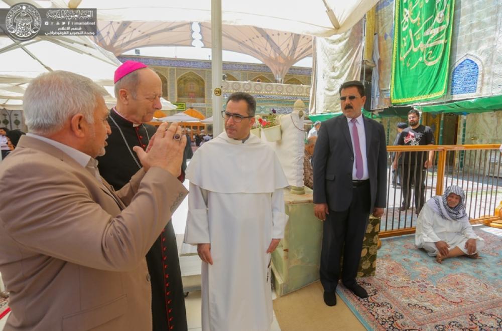 القس الكاثوليكي الفرنسي ميشيل ديبوست: المراقد المقدسة في العراق خير أماكن للتواصل الإنساني بين جميع طوائف العالم