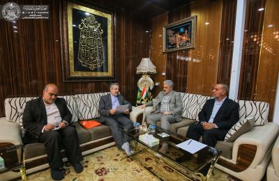 الأمين العام للعتبة العلوية يبحث مع القنصل الإيراني في النجف الأشرف سبل التعاون المشترك