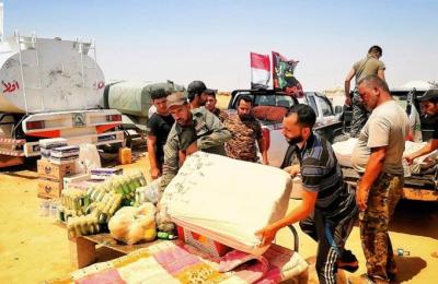 مبلغو لجنة الإرشاد يشرفون على قافلة الدعم اللوجستي للمرابطين على الحدود السورية