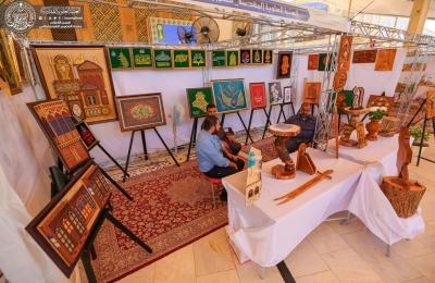 افتتاح معرض المنقوشات ضمن فعاليات مهرجان الغدير السنوي السابع 
