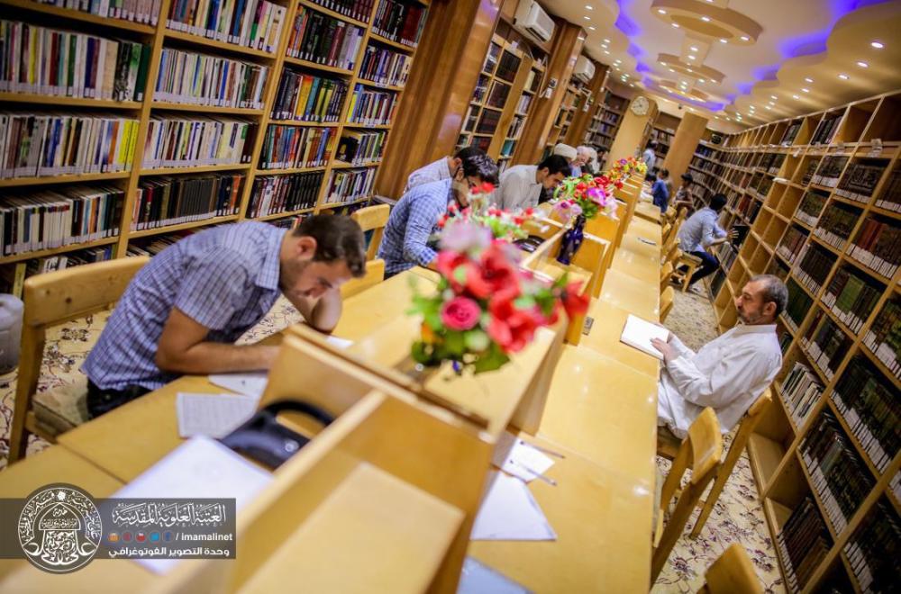   مكتبة الروضة الحيدرية ترفد أقسامها بـــ 16,408 ألف كتاب ورسائل جامعية ومجلاّت علّمية خلال 9 أشهر 