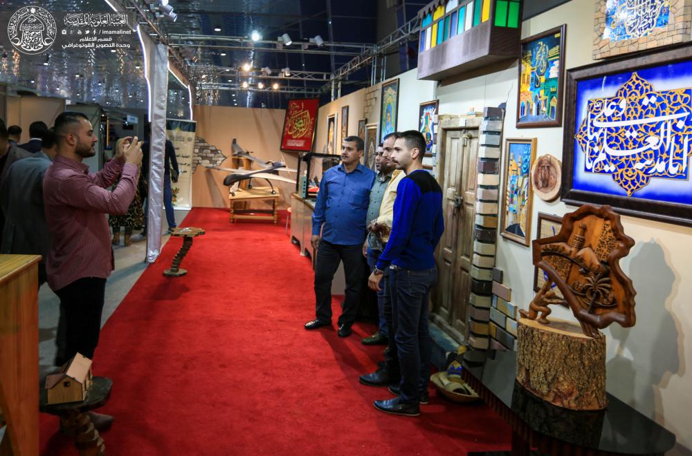 جناح العتبة العلوية في معرض بغداد الدولي يشهد توافد غير مسبوق من الزائرين