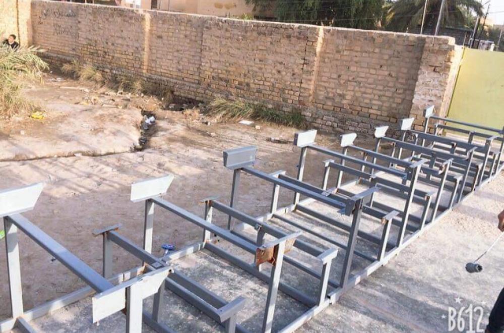 شٌعبة المتطوعين في العتبة العلوية تعلن انطلاق حملة لتأهيل المقاعد الدراسية لمدارس محافظة الناصرية 