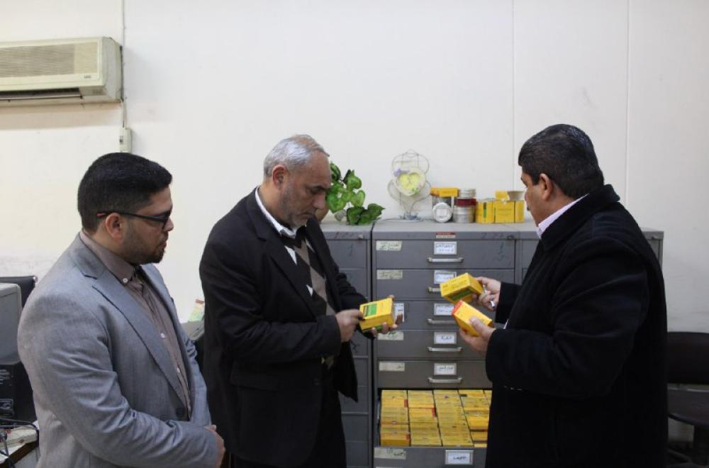 وفد العتبة العلوية المقدسة يزور المكتبة المركزية في جامعة بغداد ويتفق على آليات للتعاون المشترك