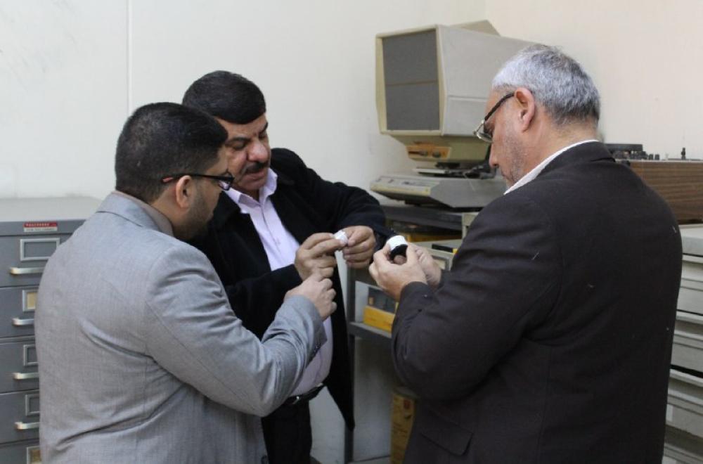 وفد العتبة العلوية المقدسة يزور المكتبة المركزية في جامعة بغداد ويتفق على آليات للتعاون المشترك
