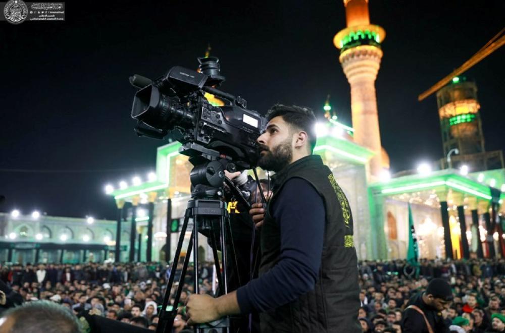 مشاركة واسعة لقسم الإعلام في العتبة العلوية المقدسة لتغطية مراسم إحياء ذكرى شهادة الإمام موسى الكاظم (ع) في مدينة بغداد