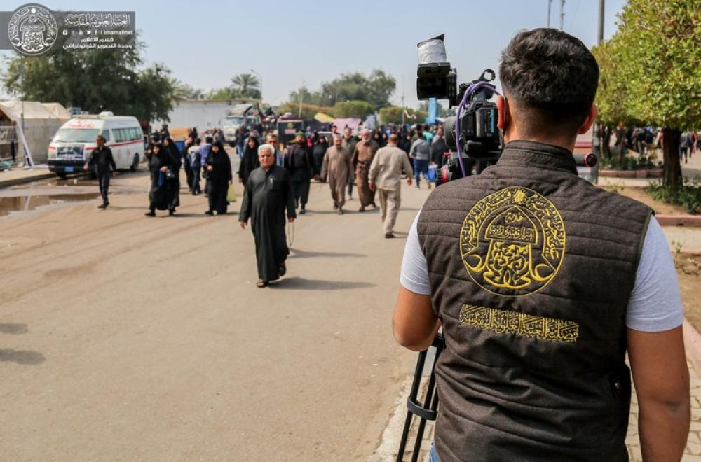 مشاركة واسعة لقسم الإعلام في العتبة العلوية المقدسة لتغطية مراسم إحياء ذكرى شهادة الإمام موسى الكاظم (ع) في مدينة بغداد
