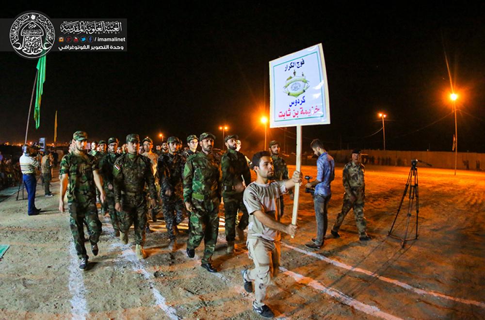 فرقة الامام علي (عليه السلام) القتالية التابعة للعتبة العلوية المقدسة تحتفل بتخرج دورة جديدة لنخبة من مقاتليها 