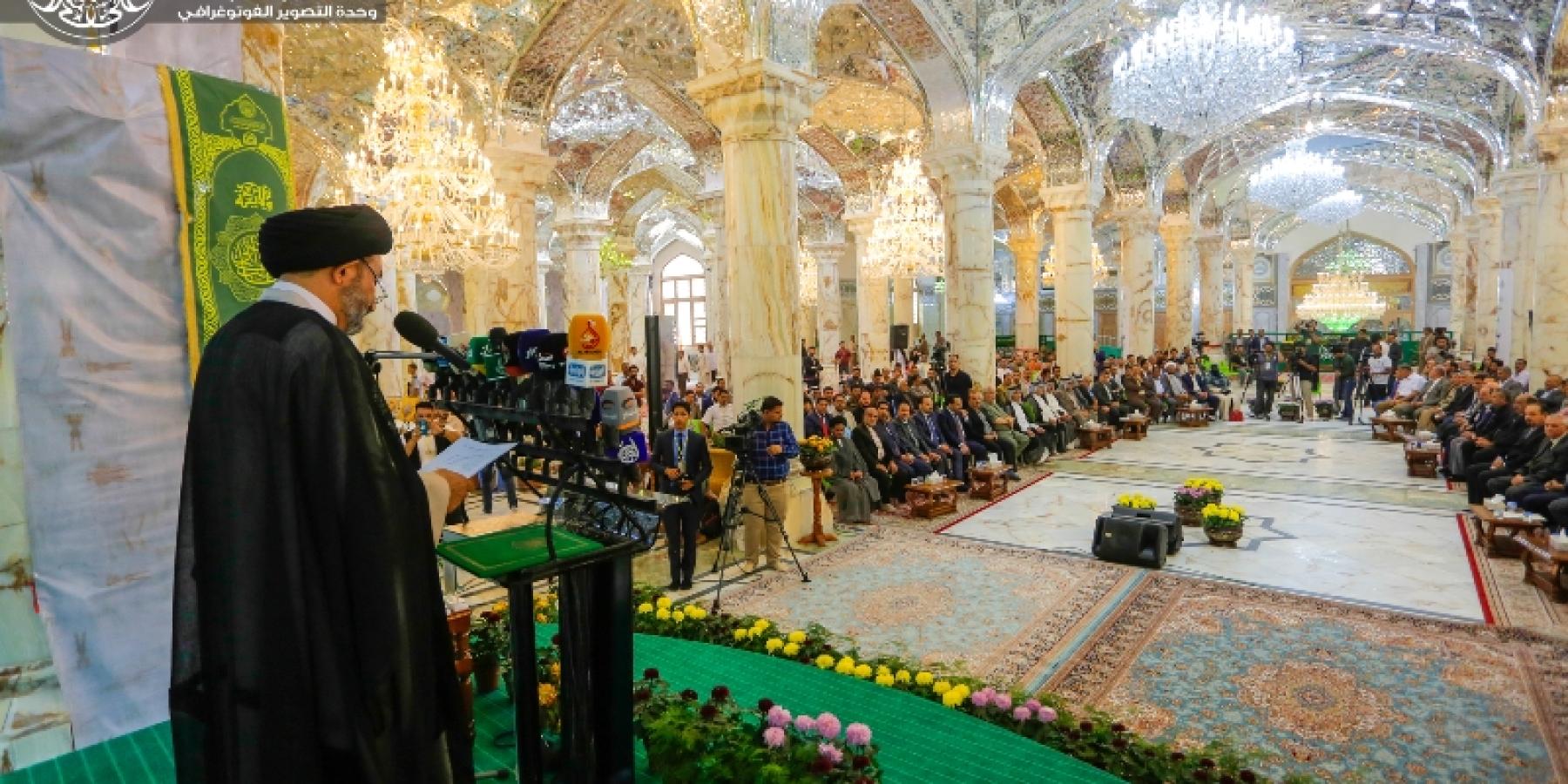 قسم الإعلام في العتبة العلوية المقدسة يقيم الملتقى الإعلامي ضمن فعاليات مهرجان الغدير السنوي