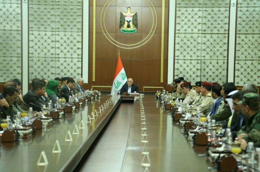 رئيس الوزراء الدكتور العبادي يوافق على طلب قيادة فرقة الإمام علي التابعة للعتبة العلوية باستثناء قرار تقليص الحشد الشعبي الى 30‎%‎