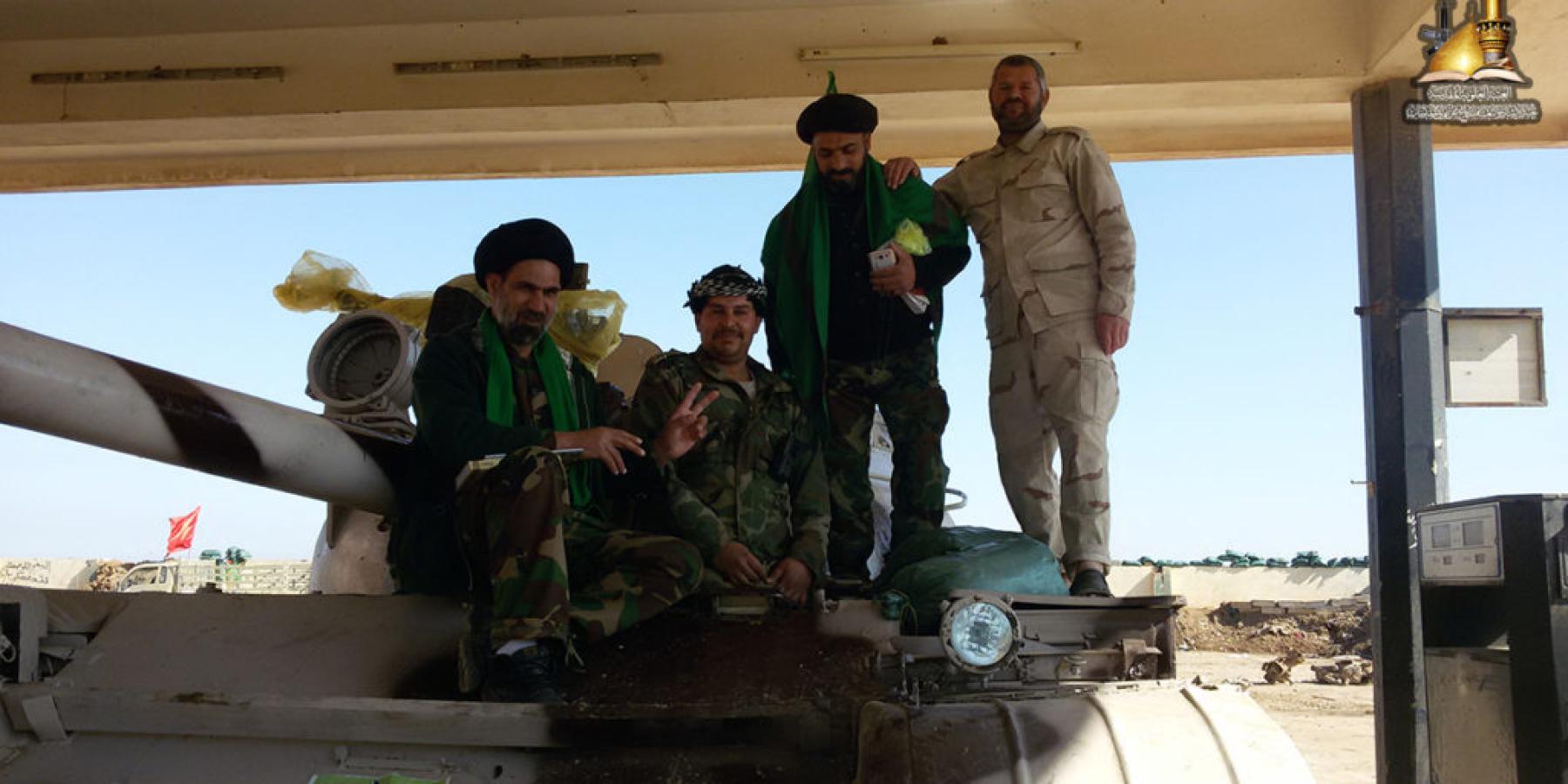 مبلغو العتبة العلوية يشاركون في تحريرمناطق غرب الموصل ويواصلون دعم المجاهدين والنازحين 