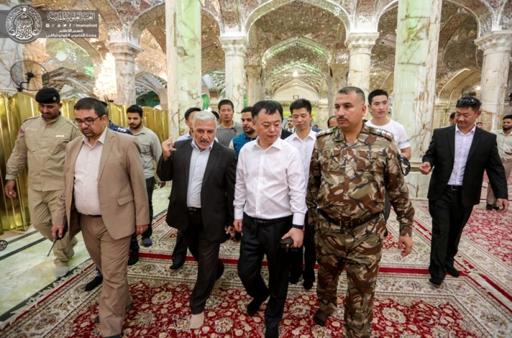 السفير الصيني في العراق: العتبة العلوية والنجف محط احترامنا وتقديرنا