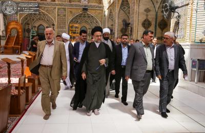 رئيس ديوان الوقف الشيعي يجتمع بأعضاء لجنة إدارة العتبة العلوية المقدسة