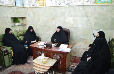 القسم النسوي في العتبة العلوية المقدسة يشكل غرفة عمليات خاصة بزيارة أربعينية الإمام الحسين(عليه السلام)